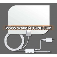 NEW HDTV antenna on the wall widow with amplifier range 80 miles ,ATSC dvb-t2 hdtv indoor antenna,ATSC antenna,digital antenna